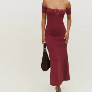 NWT Reformation Ariele Cotton Sweater Dress - S